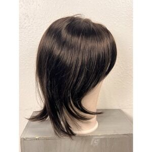 Jon Renau Topper Wig Brown Brunette Medium Length W/box CY4541
